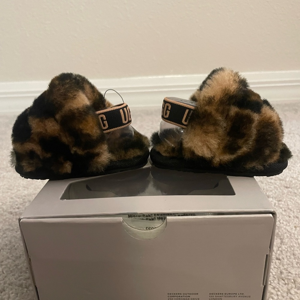 Infant Fluff Yeah Slide Panther Print